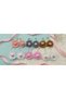 Set of 2 Girls' Teddy Bear Figured Floral Rubber Buckles - 2