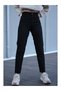 Ns-60392 Women's High Waist Black Mom Jeans Power Stretch Fabric Stretch Denim Pants - 2