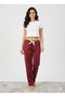 French Velvet Elastic Waist Pajama Bottoms