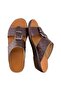 A E T Handmade Arabic Sandals For Men, Outdoor Mens Slippers, Open Toe, Genuine Cow Leather - 2