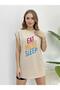 Eat Move Sleep Printed Women's Zero Arm Sleeveless Tshirt - 2