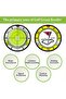 MULTI Golf Ball Marker for Putting Green Golf Accessories Gadgets Gifts Men Women Green Reader wit - 2