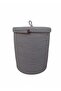Natural Jute Bathroom Set – 6 Piece Organizer, Mat, and Laundry Basket - 3
