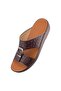A E T Handmade Arabic Sandals For Men, Outdoor Mens Slippers, Open Toe, Genuine Cow Leather - 3