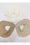 3-Pack 100% Cotton 8-Layer Muslin |   With Snap Fasteners |   Baby Food & Drool Bib |   Scarf |   Yaka |   Beige - 2