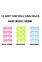 Phosphorescent Square Model Glow Party Glasses, Glasses That Light up in the Dark, 12 Pieces - 2
