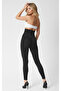 High Waist Silicone Firming Black Corset Tights – Non-Slip Underwear Model - 5