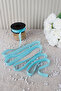 Turquoise Naples Linen Ribbon 2.5 cm 20 Meters - Bohça, Nikah, Nişan, Çeyiz, Hediye, Süsleme, Parti - 3