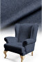 Linen Texture Effect Digital Printed Upholstery Sofa Fabric, Throw Pillow, Cushion Covering. Premium Fabric