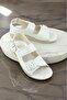 Unisex Beige Hajj Adjustable Sandals Umrah - Hajj Slippers - 5