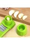 Multifunctional Manual Garlic Nut Grater Green - 8