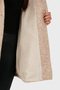 Oversized Fit Hooded Soft Feather Detailed Coat Coat 690891 - 5