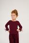 Shi̇ne Collection Bordo Pantolon-Bluz Takimi - 4