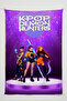 Demon Hunters Printed Wall Hanging – K-Pop Themed, High-Quality Fabric, Tapestry Wall Carpet - 2