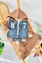 My Little One's Cicileri 87 Embroidered Jeans Detailed Hooded Baby Boy Set - Brown - 2