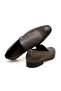 Green Color Laceless Genuine Leather Men's Shoes - 2