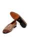 Mink Color Laceless Genuine Leather Men's Shoes - 3