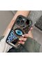 iPhone 14 Pro Compatible Lovely Eyes Mirror Anti-Fall Silicone Phone Case - 6