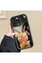 iPhone 14 Pro Compatible Christmas Tree Mirrored Anti-Fall Silicone Phone Case - 7