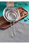 Stainless Steel 3-Piece Wire Strainer Set Fine Mesh Tea Flour Sugar Sieve Kitchen Colander - 2
