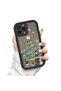 iPhone 14 Pro Max Compatible Christmas Tree Mirrored Anti-Fall Silicone Phone Case - 3