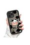 iPhone 14 Pro Max Compatible Phone Case Milk Inegi Mirrored Anti-Drop Silicone Case