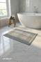 Beige Rita Foot Towel - 50X70 Cm, 245 Gr, 100% Cotton, Spa and Hotel Bath Mat, for Daily Use