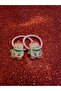 Milena Kids Shiny Christmas Figured Mini Double Rubber Buckle