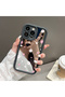 iPhone 14 Pro Compatible Little Flower Mirror Anti-Fall Silicone Phone Case - 5