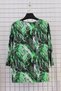 Women's Plus Size Stretch Fabric Mixed Pattern Three Quarter Sleeve (4 Transitional) Mother T-Shirt Combed Cotton Blouse - 3
