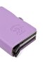 Lilac Leather Rfid Aluminum Dual Mechanism Card Holder and Wallet New027 - 4