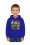 Unisex Super Mario Printed Children's Sweatshirt Hooded 3 Thread Raster - 2