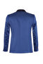 Men's Slim Fit 3-Piece Tuxedo Set - Jacket + Vest + Bow Tie - Blue - 5