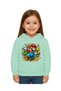 Unisex Super Mario Printed Children's Sweatshirt Hooded 3 Thread Raster - 2