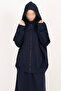 Zippered Oversized cardigan with pockets Hooded cardigan