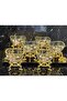 6-Piece Stone Metal Leg Luxury Delight Bowl