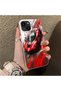 iPhone 15 Plus/14 Plus Compatible Silicone Edge Hard Back Anti-Fall Case Racing Car Style - 4
