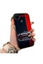 Realme C25 Compatible Silicone Edge Hard Back Anti-Fall Case Racing Car Style
