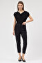 High Waist Pants with Pleated Detail # P0030 - 2