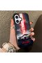 iPhone 16 Compatible Silicone Edge Hard Back Anti-Fall Case Racing Car Style - 4
