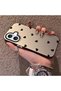 iPhone 16 Compatible Silicone Edge Hard Back Anti-Fall Case Heart Patterns - 3