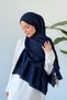Gaga Organic Cotton Shawl Navy Blue - 2