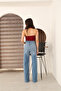 Women's Jeans Full Stretch Fabric Palazzo - 5