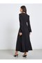 Women Faux Pearl Embellished Dress - 5