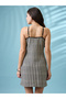 Strappy Tie Up Detail Sheath Mini Dress - 3