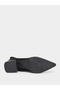 Women Block Suede and Patent Ankle Boots - 6