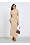 Texture, long-sleeved spring and summer casual MIDI dress - 3