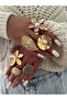 Round Ring with Geometric Mandala Design - 2