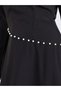 Women Faux Pearl Embellished Dress - 4