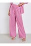 Pink Casual Shirt and Wide Leg Trousers Co-ord - 4